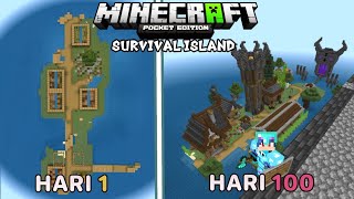 100 Hari Di Minecraft Pocket Edition Survival Island