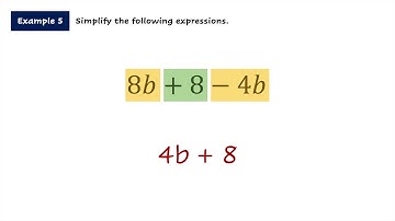 Lesson 5.2 Combining Like Terms