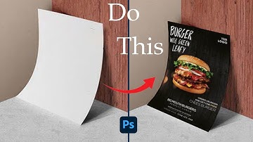 Curved Flyer Mockup: Easily Create Gorgeous Curves in Photoshop!