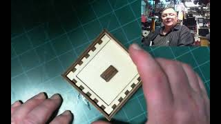 PUZZLE BOX with secret compartment! No electronics, just 3mm plywood and one bolt and a nut.
