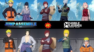 Mobile Legends vs Jump Assemble : NARUTO | Skin Effects Collabs