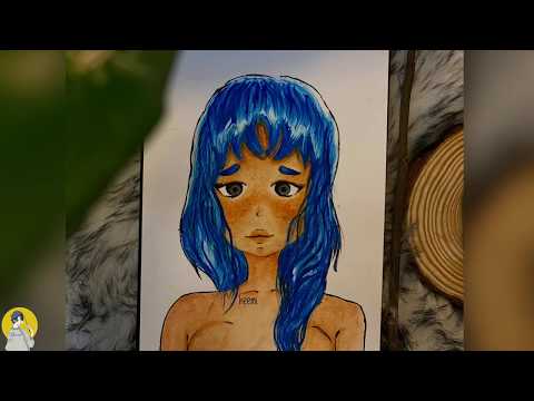 Redrawing old sketch in other style | إعادة رسم رسمة قديمة بإسلوب مختلف