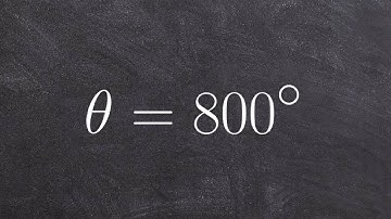 Determine two coterminal angles positive and negative