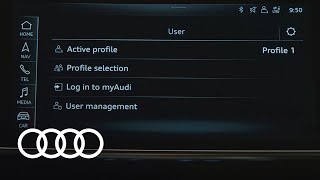 Infotainment - Set Up User Profile Mmi