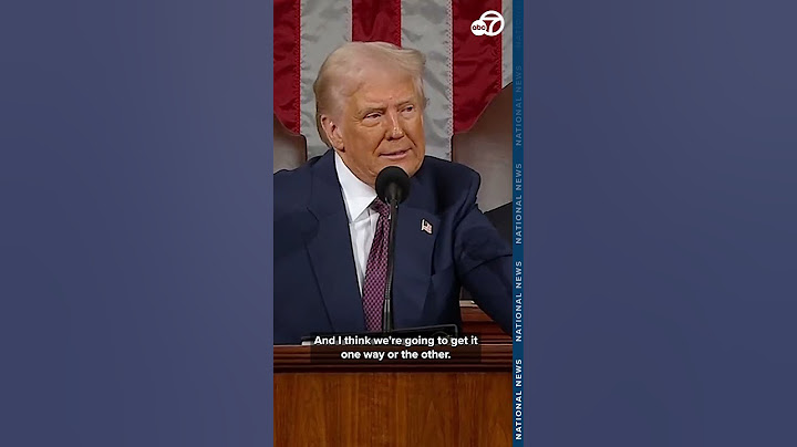 Trump's message to Greenland during address to Congress