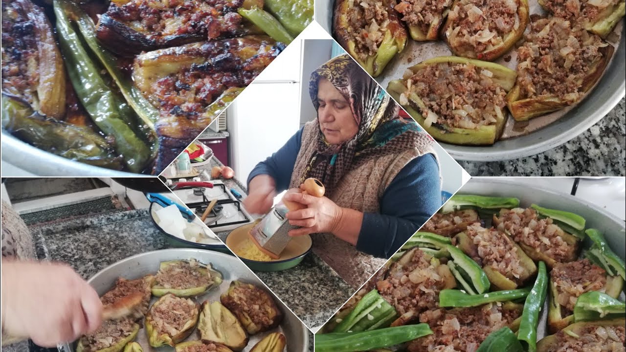 Karnı yarık patates kavurması tarifi Şadiye anne yemekleri günlük vlog