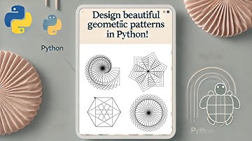 استخدم المربعات لبرمجة رسم أشكال هندسية مذهلة في بايثون! 🔥✨