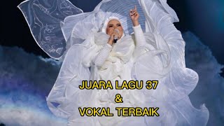 PENGUGUMAN SENARAI PEMENANG #AJL37 || JUARA & VOKAL TERBAIK AINA ABDUL