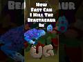 How Fast Can I Kill The Beastasaur In UG! #ug #vr