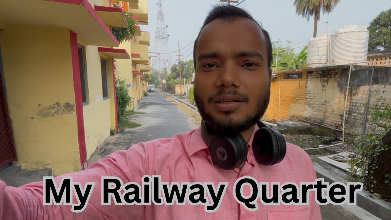 Mast Railway Quarter Hai Ye | Quarter Facility 😱 Group D Employee Room