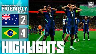 Australia vs Brazil 2-4 Highlights | International Friendly Match 2026