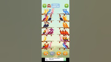 Bird sort puzzle walkthrough #viral #shorts #trending #short #birds