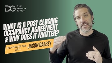 What is a Post Occupancy Agreement and Why Does It Matter?