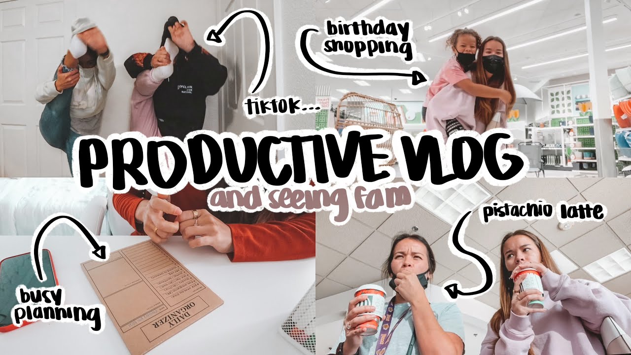 *productive* day in my life! | root canal & moving updates, birthday party shopping, family & more!
