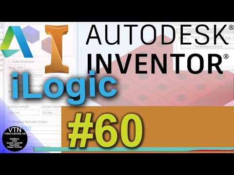60 AUTODESK INVENTOR ilogic Tutorial  ( External Rules )