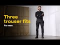 Three trouser fits - Mens workwear - Snickers Workwear