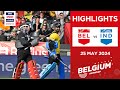 Fih hockey pro league 202324 highlights  belgium vs india m  match 2