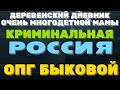 ДЕРЕВЕНСКИЙ ДНЕВНИК очень многодетной мамы\мать героиня\ ложь банды, опг Быковой