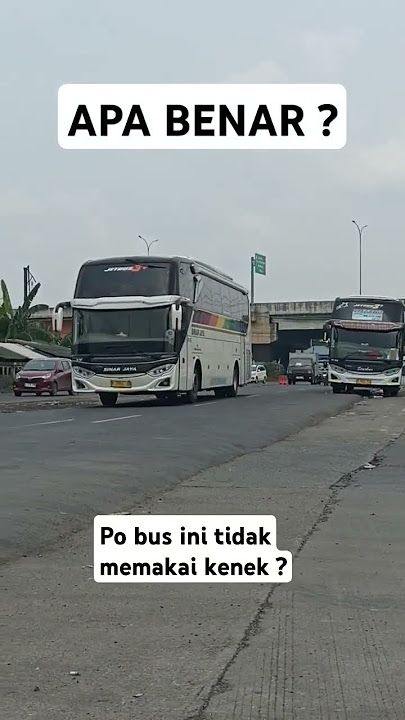 Po bus ini tidak memakai kenek ? #bus #autobus #busmania #sinarjaya