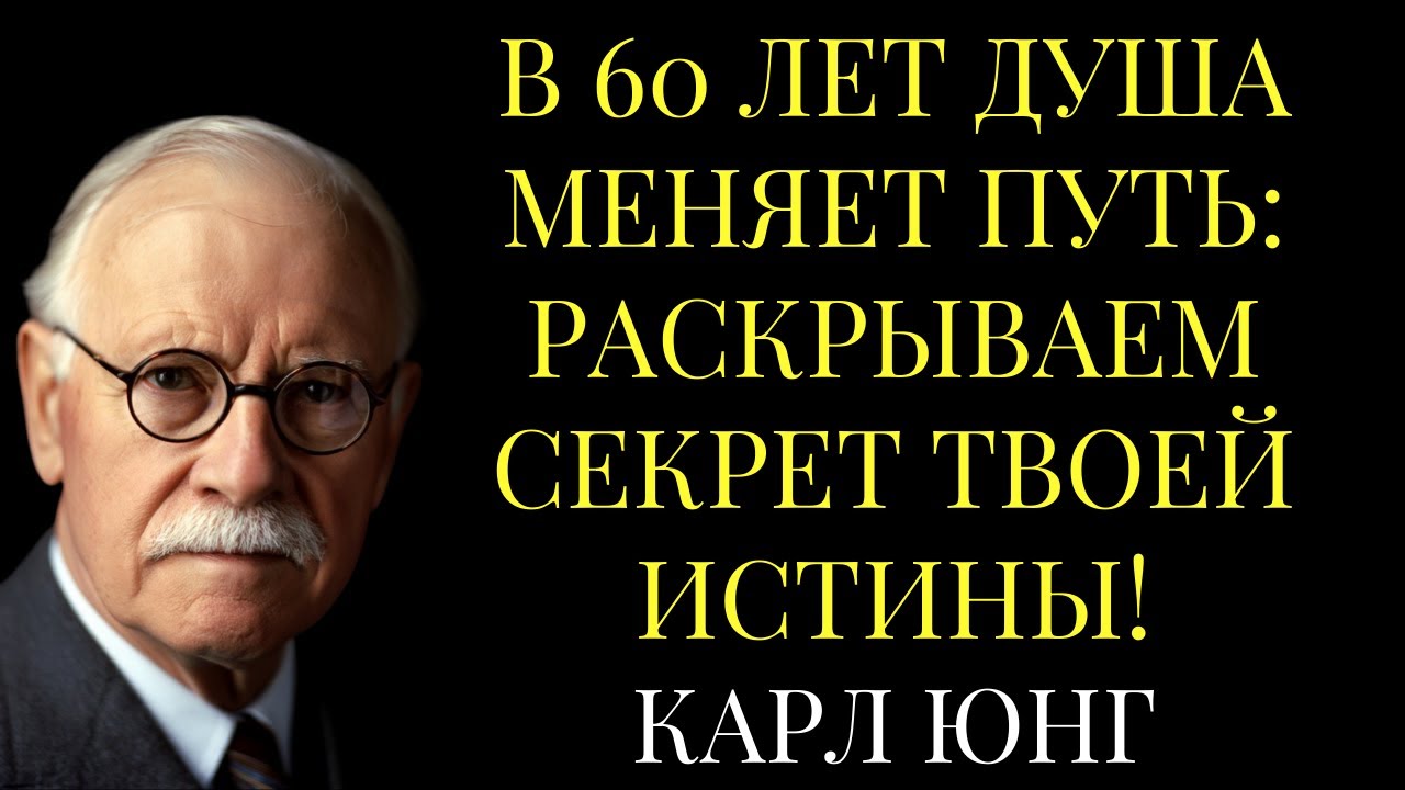 В 60 лет душа меняет путь: Карл Юнг раскрывает секрет твоей истины!