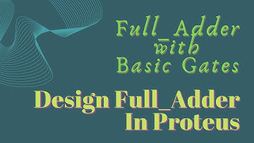 FULL ADDER_Implementation_With_Basic_Gates_Using_PROTEUS_Software#1 || Digital_Electronic