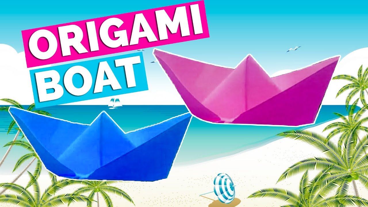 How to Make a Paper Boat That Floats on Water Easy Origami Sailing Boat Tutorial DIY Paper