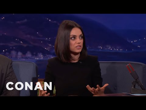 Mila Kunis’ 3-Year-Old Daughter Is Too Logical To Believe In Santa Claus | CONAN on TBS