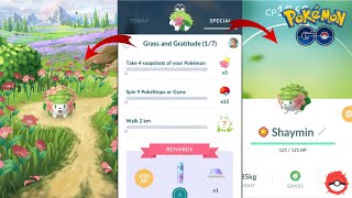 Shaymin showed me some gratitude by summoning a shiny! : r/pokemongo