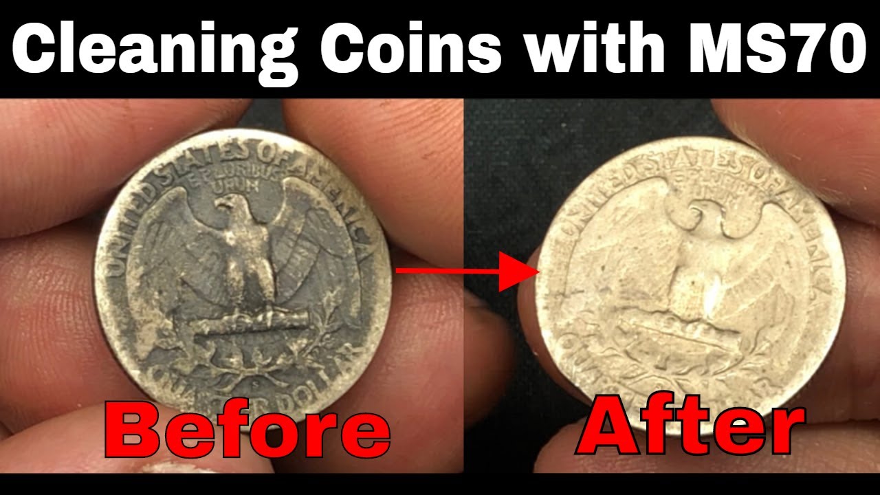 How to Clean Coins - Using MS70 Coin Restorer on Silver Coins 