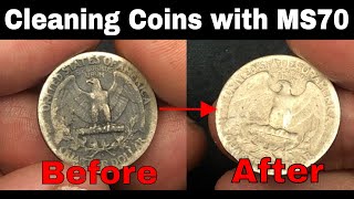 How to Clean Coins  Using MS70 Coin Restorer on Silver Coins