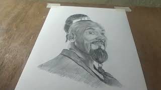 will Smith as a Genie Sketch Drawing 🙂 | step by step