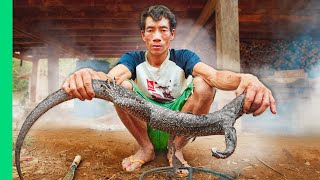 Asia's Most Shocking Jungle Food!! Meet the Khmu People!! screenshot 5