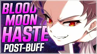 BLOOD MOON HASTE POST-BUFF (HE CAN DEAL BIG DAMAGE NOW) - Epic Seven