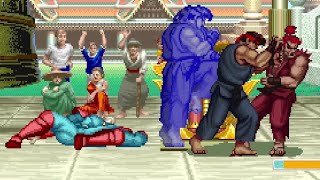 Ultra Street Fighter 2 Classic Style Evil Ryu speed run max difficulty unlock Akuma boss