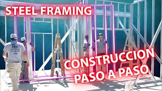 ⚡️STEEL FRAMING⚡️ Construcción paso a paso - Time lapse #1