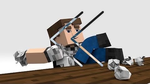 Reverse - Abraham Animations - Paper Toss - Minecraft Animation (Weekly Tests: ep41)