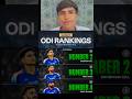 ICC ODI top ranking most ren player?🤔