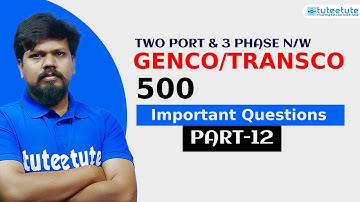 GENCO /TRANSCO 500 Important Questions With Explanations Part_12 | #tsgenco #tstransco #genco