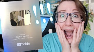 Hitting 100K Subscribers and Unboxing My Silver Play Button!