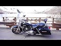 Cruising around the Sierra Nevadas California on a Harley Davidson Road King