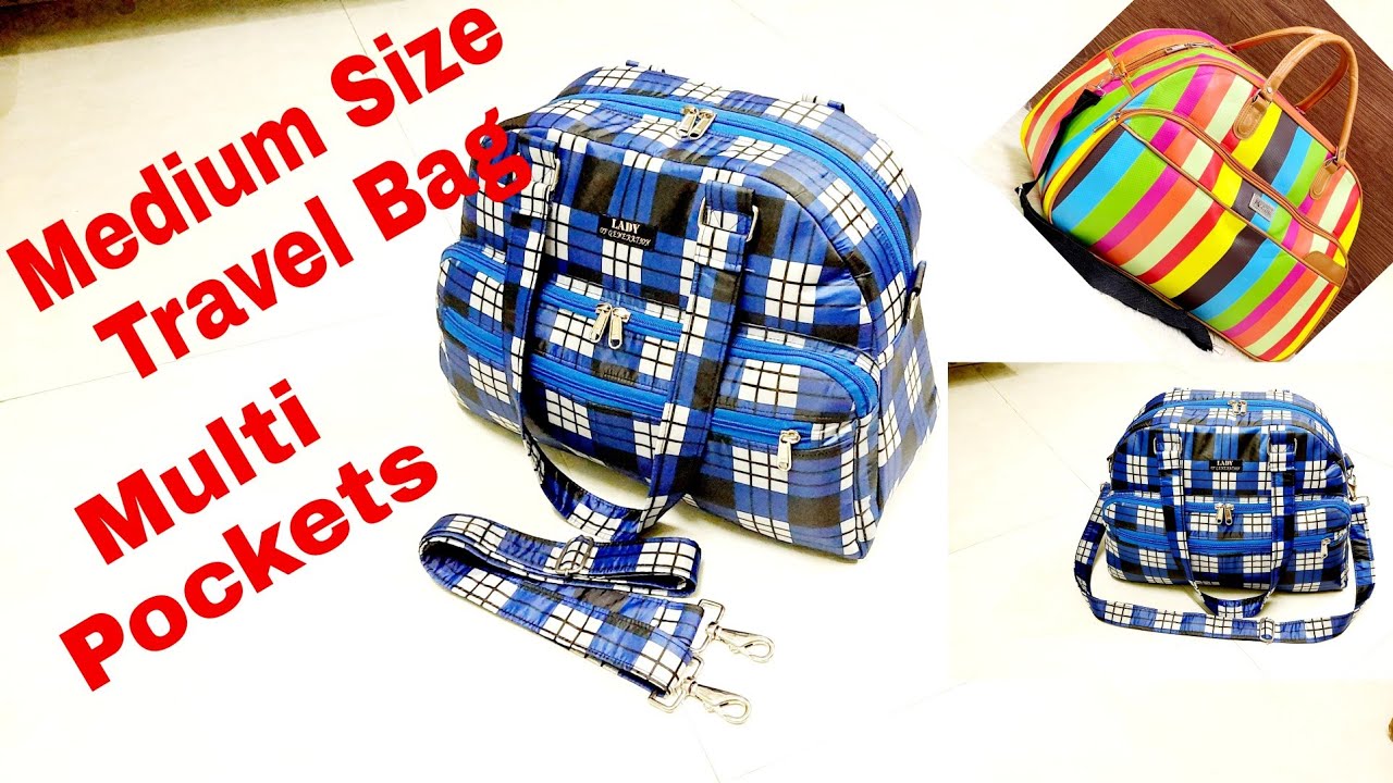 DIY Medium Size Travel Bag, Handbag,Diper Bag Tutorial By Anamika