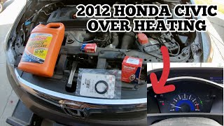 2012 Honda Civic Thermostat And Coolant Sensor DIY.￼