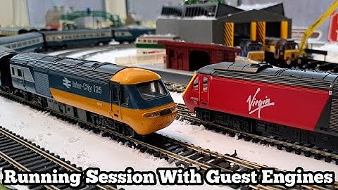Model Railway Running Session - Guest Locomotives From Kelly Ashford