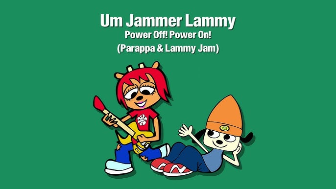 262568 - safe, artist:imrachets, lammy (parappa the rapper), parappa ( parappa the rapper), bovid, canine, caprine, cat, dog, feline, lamb,  mammal, sheep, anthro, parappa the rapper, um jammer lammy, beanie, blonde  hair, blue