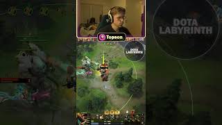 Topson Outplaying Enemy Puck on LOW HP on Magnus in Dota 2 #dota2 #gaming #outplay