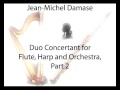 Damase Duo Concertant for flute, harp 2