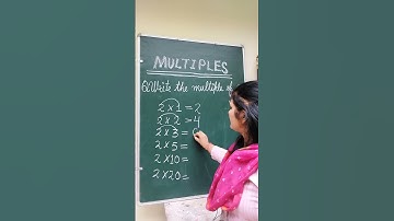 learn multiples and factor#highlights #viralvideo #viralshorts  #hindi#education  #maths