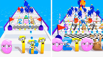 Merge Number Run ❤️ Level 16-25 ❤️ iOS Android Gameplay