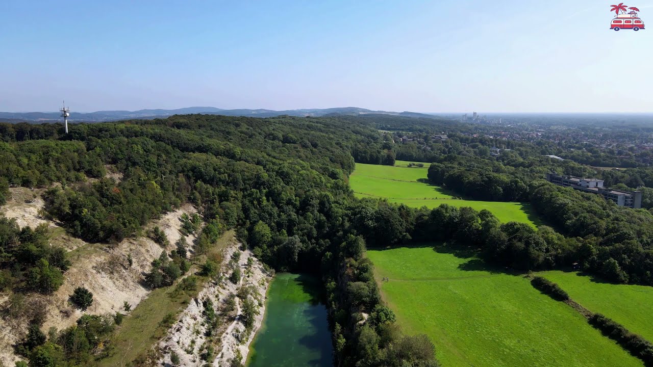 Blue Lagoon Canyon in Germany Aussichtspunkt Canyon Lengerich : Radtouren und Radwege | komoot