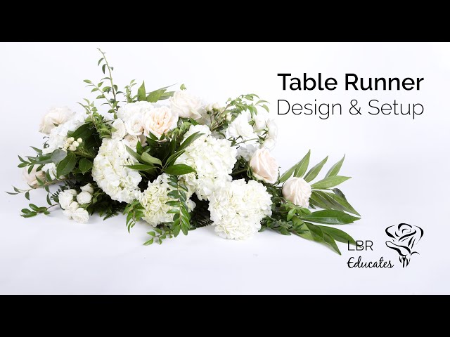 How to Create a Floral Table Runner Centerpiece - YouTube